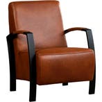 Leren fauteuil Glory, Huis en Inrichting, Fauteuils, Nieuw, Ophalen of Verzenden, 50 tot 75 cm, Industrieel, Modern