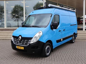 Renault Master T35 2.3 DCI 130 PK L2H2 + 2 SCHUIFDEUREN, Stof, Gebruikt, Euro 6, Lease