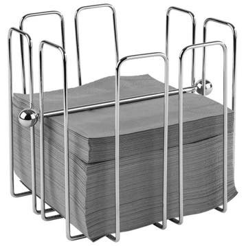 GGM Gastro | (6 stuks) Servethouder - WIRE - verchroomd |, Verzenden