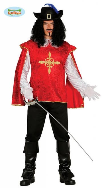 Musketier kostuum heren, Ophalen of Verzenden, Nieuw
