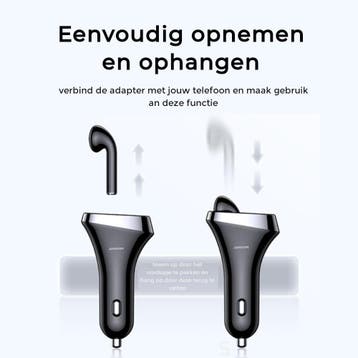 Joyroom Auto USB adapter met oordopje voor telefoongesprekke, Ophalen of Verzenden, Nieuw