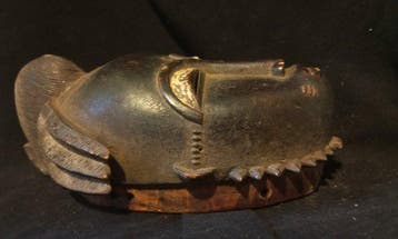 Grote Baoulé-masker - Baule - Ivoorkust (Zonder, Antiek en Kunst