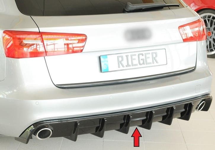 Aggressive Diffuser voor Audi A6 C7 S-line Sedan / Avant, Auto diversen, Tuning en Styling, Ophalen of Verzenden