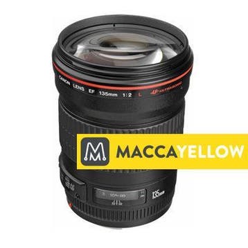 Canon EF 135mm f/2.0 L USM met garantie, Ophalen of Verzenden, Zo goed als nieuw, Standaardlens