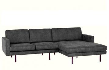 Loungebank Julianadorp - loungebanken - Grijs, Nieuw, Leer