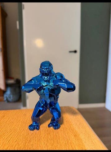 Richard Orlinski (1966) - Blue Kong Spirit, Antiek en Kunst