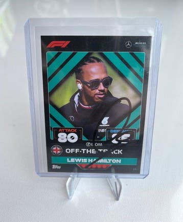 Lewis Hamilton - card Topps Attax, Nieuw