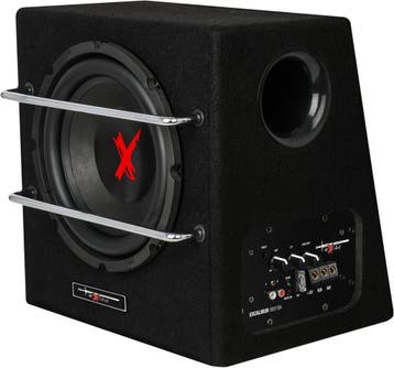 Excalibur X801BA - Subwoofer Auto met Versterker - 8 Inch, Verzenden, Nieuw