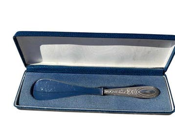Bestekset - schoenenlepel - .925 zilver, Antiek en Kunst