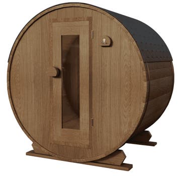Gemodificeerd Ayous barrel sauna 140 cm, Ophalen of Verzenden, Nieuw