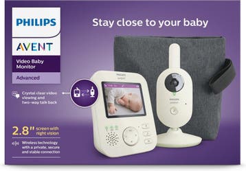 Philips Avent - Video babyfoon - Wit - Babyfoon met camera, Kinderen en Baby's, Verzenden, Nieuw
