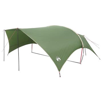 vidaXL Camping Tarp Waterbestendig Groen 690 x 580 x 255 cm, Verzenden, Nieuw, Tot en met 2