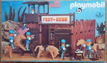 Playmobil - Western - 3191 - Playmobil Fort Reno - 1970-1980