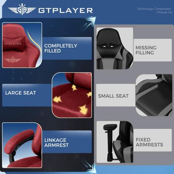 Ergonomische Bureaustoel -  Office Chair - Gamestoel - Volwa, Verzenden, Zo goed als nieuw