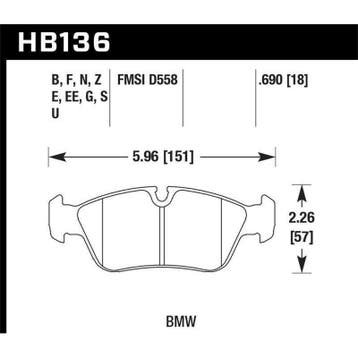Hawk HPS Street Brake Pads, Ophalen of Verzenden, Nieuw
