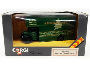 Schaal 1:50 Corgi D953/14 Bedford O Series Pantechnicon V..., Ophalen of Verzenden, Gebruikt, Corgi