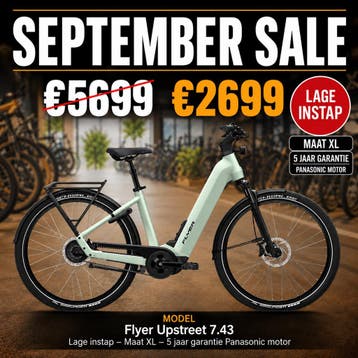 Flyer Upstreet 7.43,  Lage instap, Maat XL  €3000,- korting!, Overige merken, Nieuw, Ophalen of Verzenden, 59 cm of meer