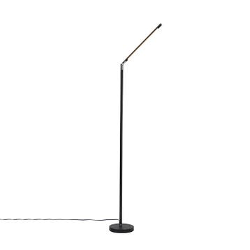 Moderne vloerlamp zwart incl. LED met touch dimmer - Berdien, Verzenden, Nieuw, Modern