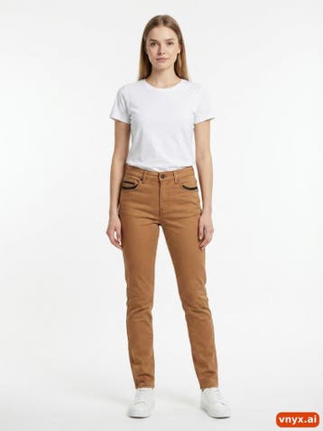 FRIED-DENIM Jeans Dames maat WW32 / L32 Bruin Vintage, Ophalen of Verzenden, Nieuw