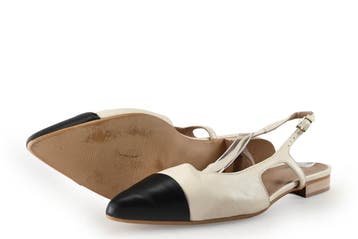 Notre-V Slingbacks in maat 41 Beige, Kleding | Dames, Schoenen, Notre-V, Verzenden, Beige, Zo goed als nieuw
