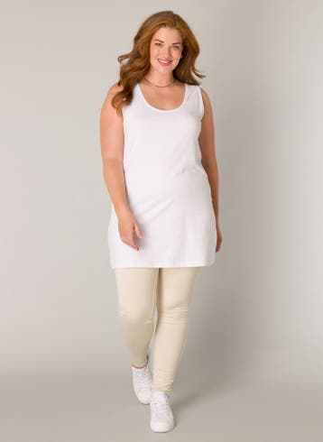 Base Level Curvy tanktop Amina Maat:, Kleding | Dames, Verzenden, Nieuw, Overige kleuren