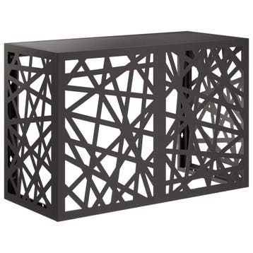 vidaXL Airconditioner hoes Zwart 90 x 40 x 60 cm Staal, Verzenden, Nieuw