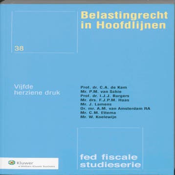 Belastingrecht in Hoofdlijnen druk 5 9789013083095, Zo goed als nieuw