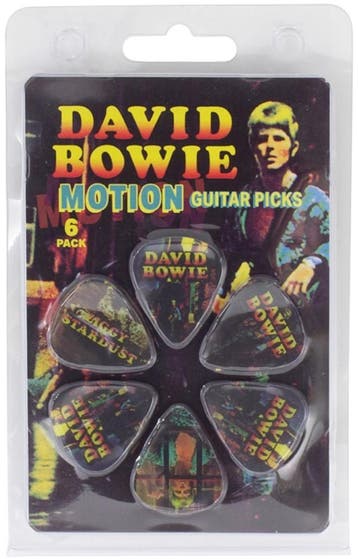 David Bowie 6-pack Medium plectrum officiële merchandise, Verzamelen, Muziek, Artiesten en Beroemdheden, Ophalen of Verzenden
