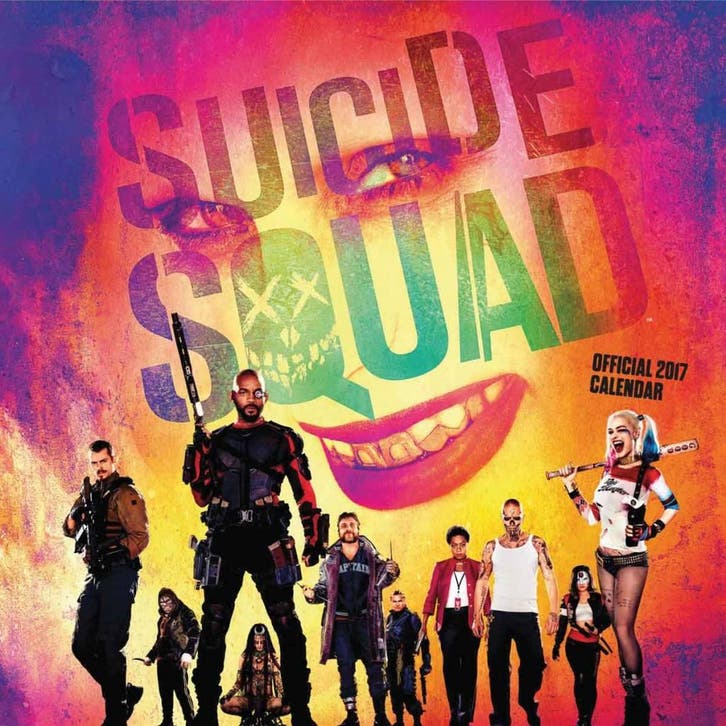 Suicide Squad Calendar 2017 * English Version *, Verzamelen, Film en Tv, Nieuw, Ophalen of Verzenden