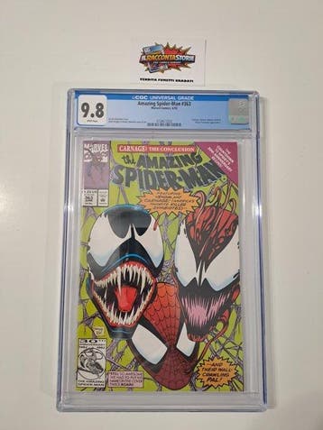 Amazing Spider-Man 363 - Amazing Spider-Man #363 - 1 Graded, Nieuw