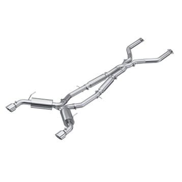 MBRP 16-22 Infiniti Q50 3.0L RWD/AWD 3in Cat-Back Dual Split, Ophalen of Verzenden, Nieuw