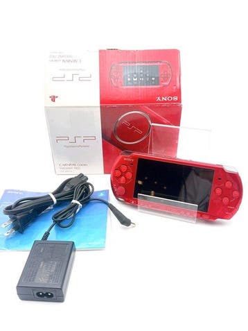 Sony - #2024.Sony PSP-3000 Radiant Red CARNIVAL COLORS, Nieuw