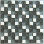 Wand Mozaïek Tegels Factory Glas Toscane Zilver - Matje 3.., Wandtegels, Nieuw, Ophalen of Verzenden, 20 tot 40 cm