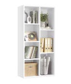 Boekenkast 7 Vakken – Verticaal of Horizontaal 24x50x106 cm, Verzenden, Nieuw
