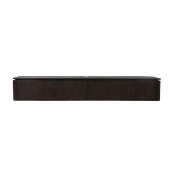 Zwevend tv meubel Dallas Bruin Mangohout 210 cm | Starfurn, Huis en Inrichting, Ophalen of Verzenden, Nieuw