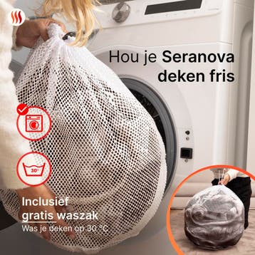 Seranova Elektrische Deken - 180x160cm - Warmtedeken - Bruin, Ophalen of Verzenden, Zo goed als nieuw