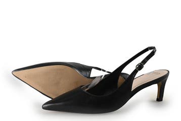 Manfield Slingbacks in maat 38 Zwart, Kleding | Dames, Verzenden, Zwart, Zo goed als nieuw, Manfield