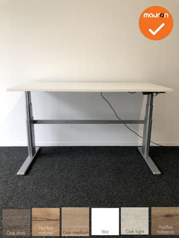 Aluforce Pro 150M compleet tweedehands elektrisch zit-sta bu, Werkplek, Ophalen of Verzenden, Gebruikt, Bureau