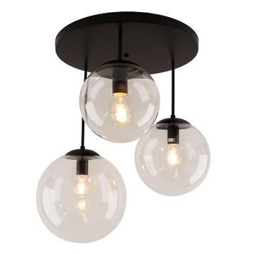 Design plafondlamp transparant, Dolf, Ophalen of Verzenden, Nieuw, Glas