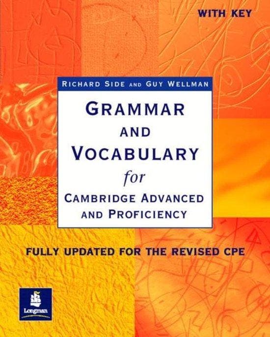 Grammar & Vocab Adv Profic & Answ 9780582518216 Richard Side, Boeken, Taal | Engels, Zo goed als nieuw, Verzenden