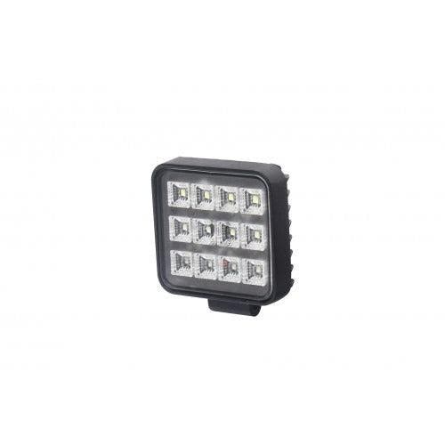 LED SPOT - 12 LED - 12W -  Ingebouwde schakelaar - Vierkant, Auto diversen, Tuning en Styling, Ophalen of Verzenden