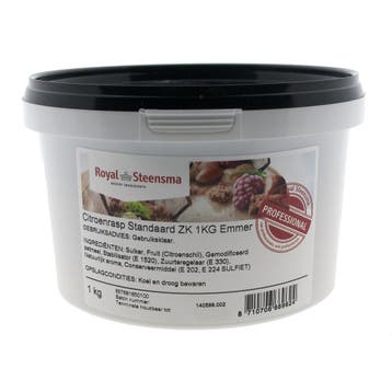 Royal Steensma Cedro Citroenrasp (zonder kleurstoffen) 1kg, Verzenden, Nieuw
