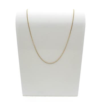 Gouden gourmetschakel ketting, Ophalen of Verzenden, Gebruikt, Overige kleuren, Goud