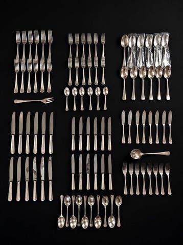 Christofle - Luc Lanel - Bestekset voor 12 personen (94) -