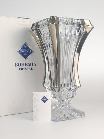 Bohemia Crystal - Vaas - Praag - Kristal, platina - Geen