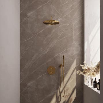 Brauer Gold Edition Thermostatische Regendoucheset Inbouw -, Ophalen of Verzenden, Nieuw