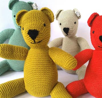 Breipatroon Knuffelbeer Bearnie zittend model, Ophalen of Verzenden, Nieuw