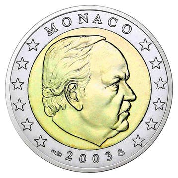Monaco 2 Euro 2003 UNC, Postzegels en Munten, Munten | Europa | Euromunten, Verzenden