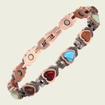 Luxe gezondheidsarmband magnetisch koper - 0,8 cm, Ophalen of Verzenden, Nieuw