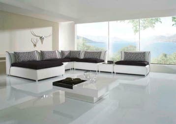 Hoogglans Tegel laminaat zonder naad Wit €29,95m2 Big slab, 30 cm of meer, 50 tot 150 cm, Nieuw, 10 m² of meer